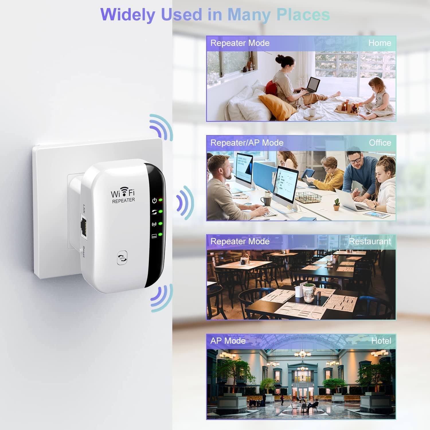 2026 WiFi Extender WiFi Range Extender, Wireless Internet Repeater, WiFi Extenders Signal Booster for Home Up to 5000