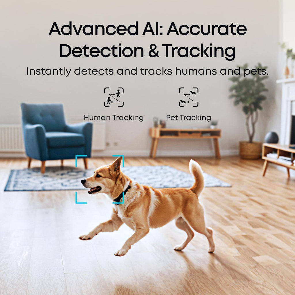 4K Indoor Camera E30, No Subscription, Work as Pet Camera