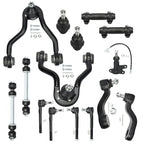 IRONTEK New 15pc Set 4WD Front Upper Control Arm Kit for Cadillac Escalade