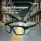 Safety Reading Glasses 2.0 Diopter,Safety Glasses with Readers 2.0
