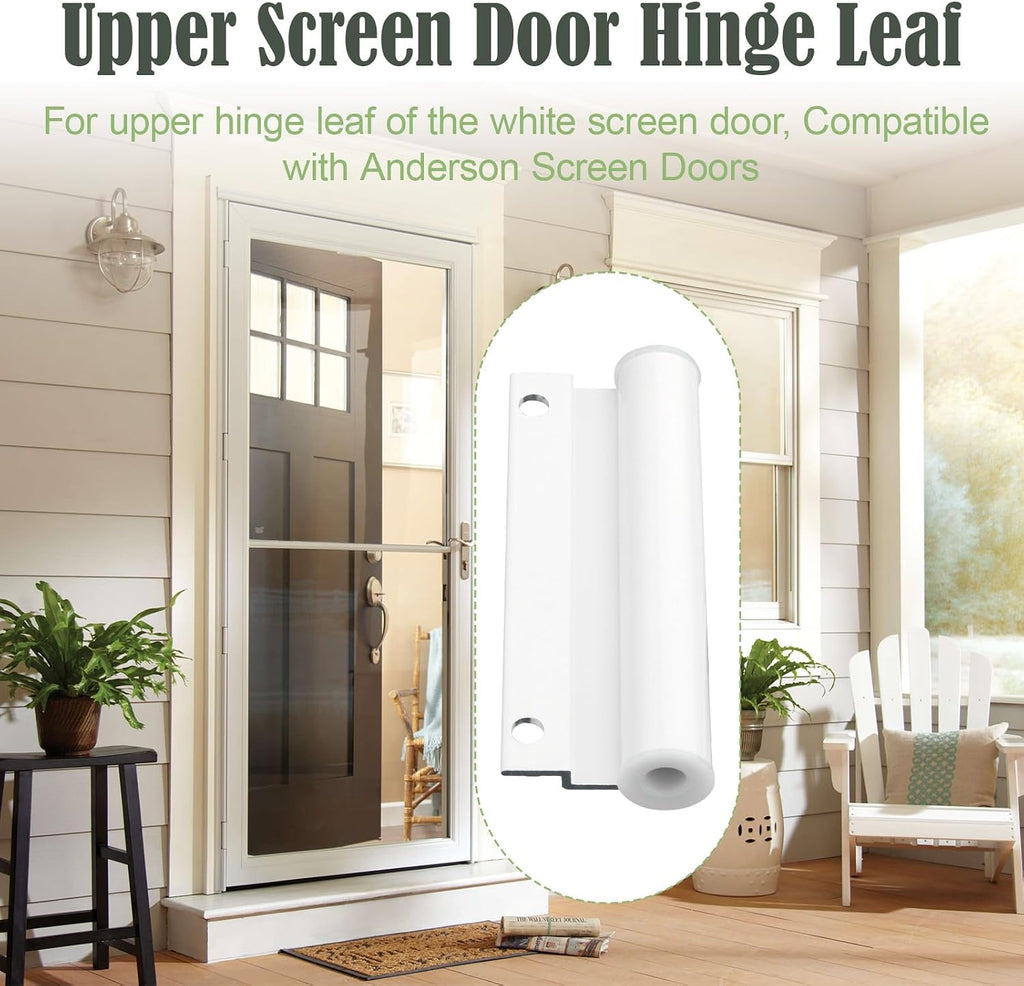 Upper Screen Door Hinge Leaf for Andersen Storm Door Hinge Replacement
