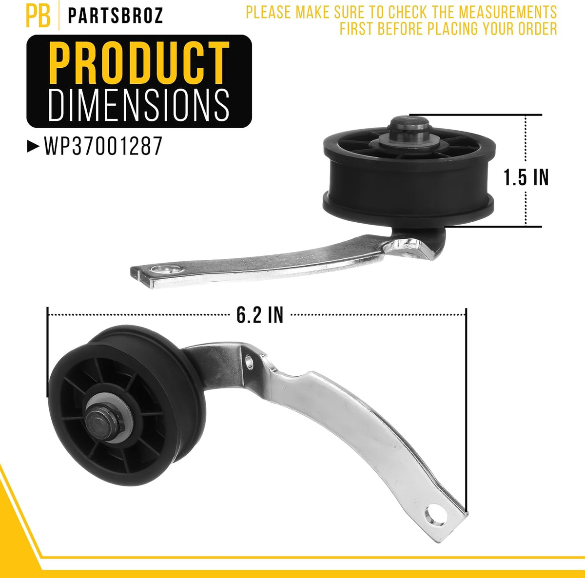 Dryer Idler Pulley for Magic Chef CYE3005AYW