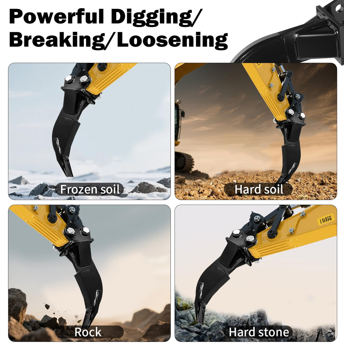 Mini Excavator Ripper Tooth Attachment for 0.8-2 Ton Excavators