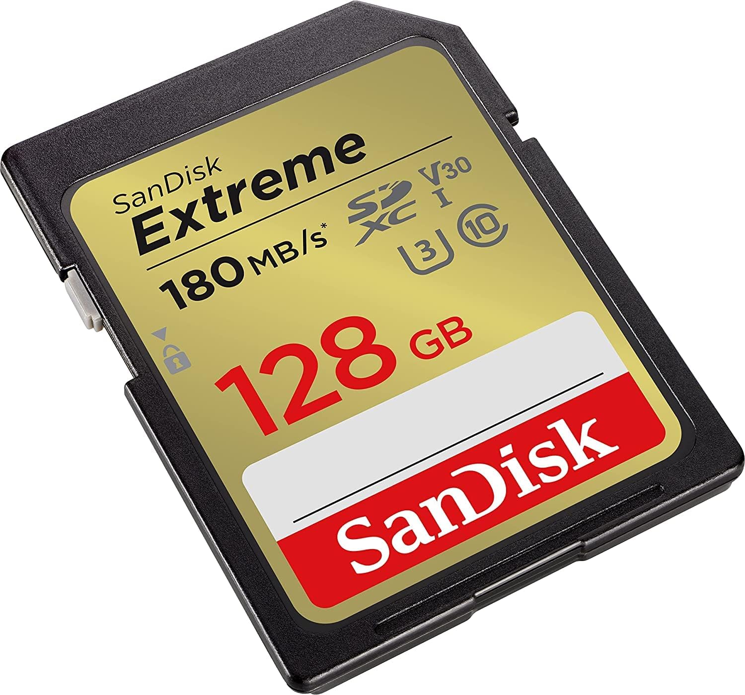 SanDisk 128GB Extreme V30, 4K, Class 10 Memory Card for Fujifilm Cameras | Works with GFX 50S II, X-T30 II, X-E4