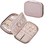 Travel Jewelry Case Organizer, Tangle-Free Necklace Storage Bag