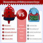 Red Dinosaur Toddler Backpack with Safety Leash for 3-6 Years
