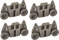 4 Dishwasher Wheels Lower Dish Rack Roller Wheel Replaces For Maytag MDB8959SFZ0 MDB8959SFZ1 MDB8959SFZ2 MDB8959SFZ3 MDB8959SFZ4 MDB8969SDE0 MDB8969SDE1 MDB8969SDE2 MDB8969SDE3 MDB8969SDH0 Dishwasher