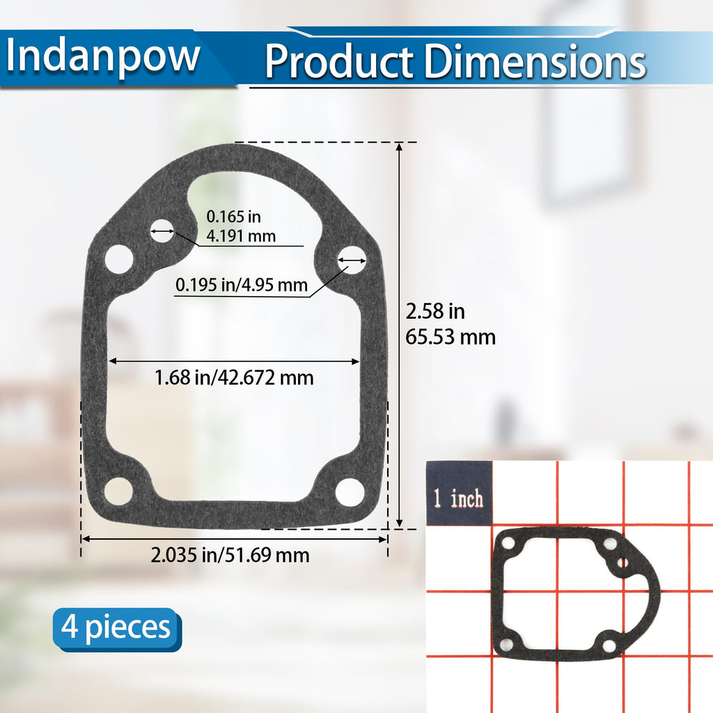 Indanpow Replacement for P0590000400 Nailer Gasket Seal (4 Pack)