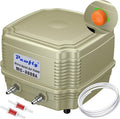 254 GPH Aquarium Air Pump, Quiet Adjustable Dual Outlet Oxygen Aerator with 13ft Airline Tubing & Check Valves for