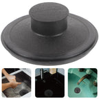 Kitchen Sink Drain Stopper for Garbage Disposal Black Plastic