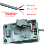 Momentary Power Foot Pedal Switch SPDT 1NO1NC, Gray, 1PCS