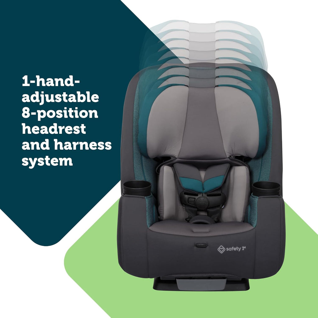 TriMate 3-in-1 Convertible Car Seat, Slim Fit, Infant to Big Kid Car Seat, Easy-Install Harness, Machine-Washable