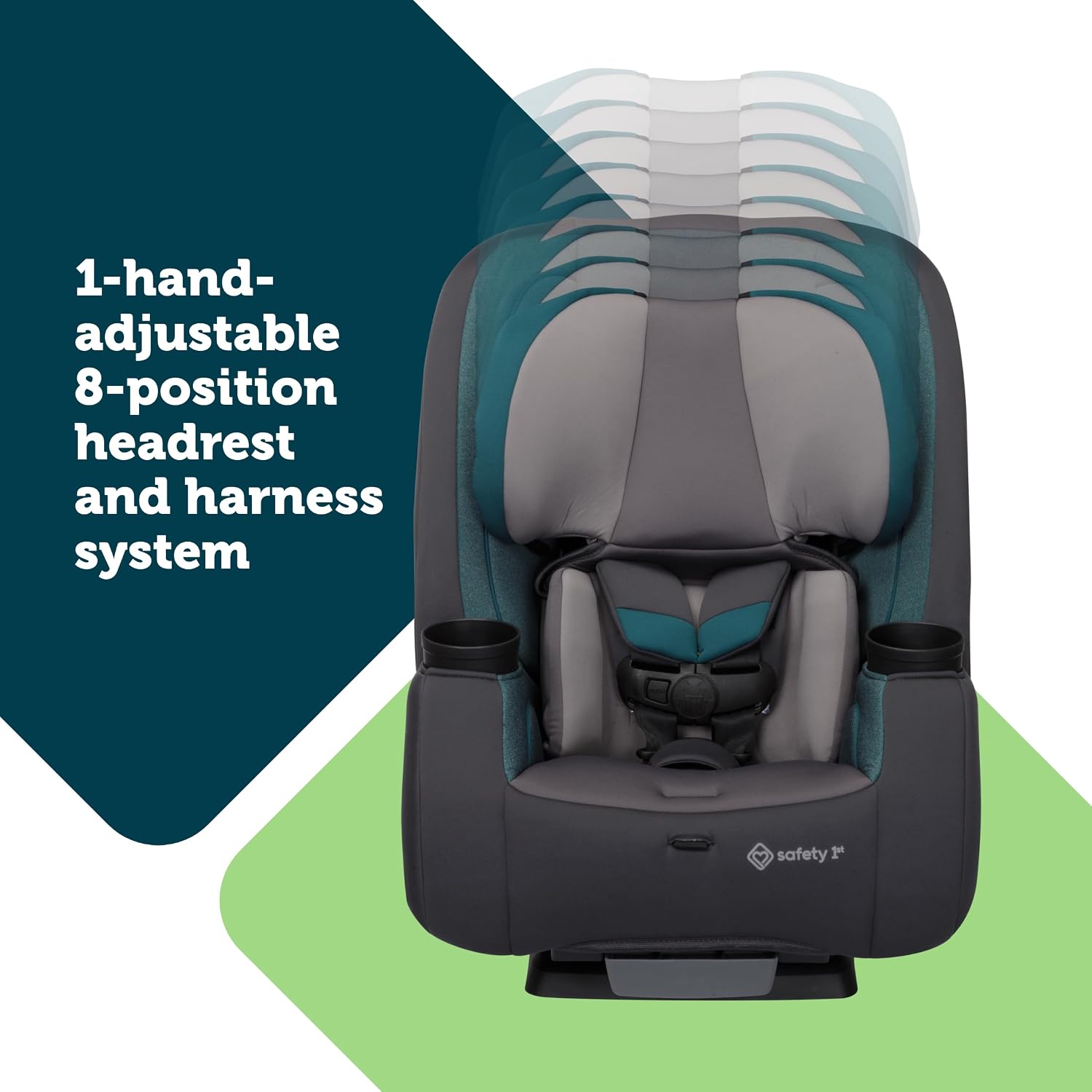 TriMate 3-in-1 Convertible Car Seat, Slim Fit, Infant to Big Kid Car Seat, Easy-Install Harness, Machine-Washable