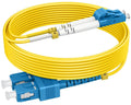 OS2 SC to LC Single Mode Fiber Patch Cables SM, 6ft/2m