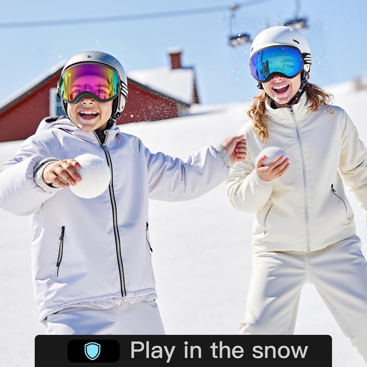 Kids Ski Goggle, Snow Ski Goggles for Kids Youth Teens Boys and Girls from 5-14