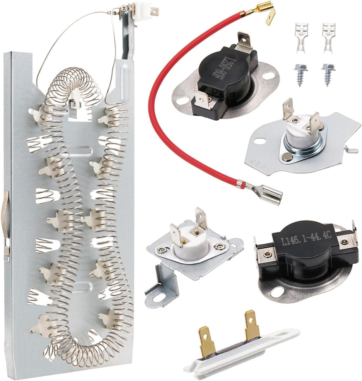 WED5100HC2 WED5100HW2 WED5620HW2 Dryer Heating Element Kit for Whirlpool