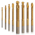 Rocaris 8 Pack 3-10mm Titanium Coated HSS Twist Drill Bits