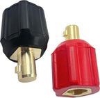 05335 Welding Leads Adapter Set, Dinse-Type Machine Plug Connector, 2 Pack