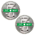 8-1/4-Inch 40-Tooth Circular Saw Blade with 5/8-Inch Arbor, TCT ATB Ripping/Cross Cutting Blade for Wood Cutting