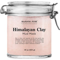Himalayan Clay Mud Mask for Face and Body Exfoliating and Facial Acne Fighting Mask - Reduces Appearance of Pores, 10 oz