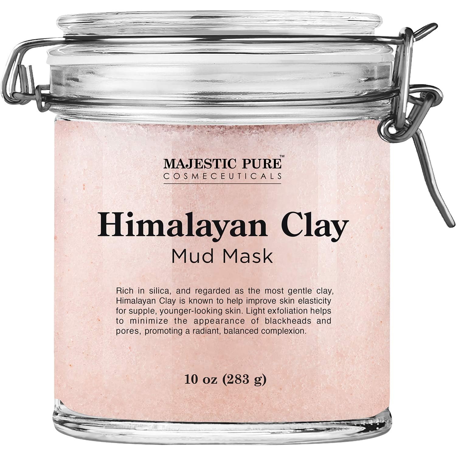 Himalayan Clay Mud Mask for Face and Body Exfoliating and Facial Acne Fighting Mask - Reduces Appearance of Pores, 10 oz
