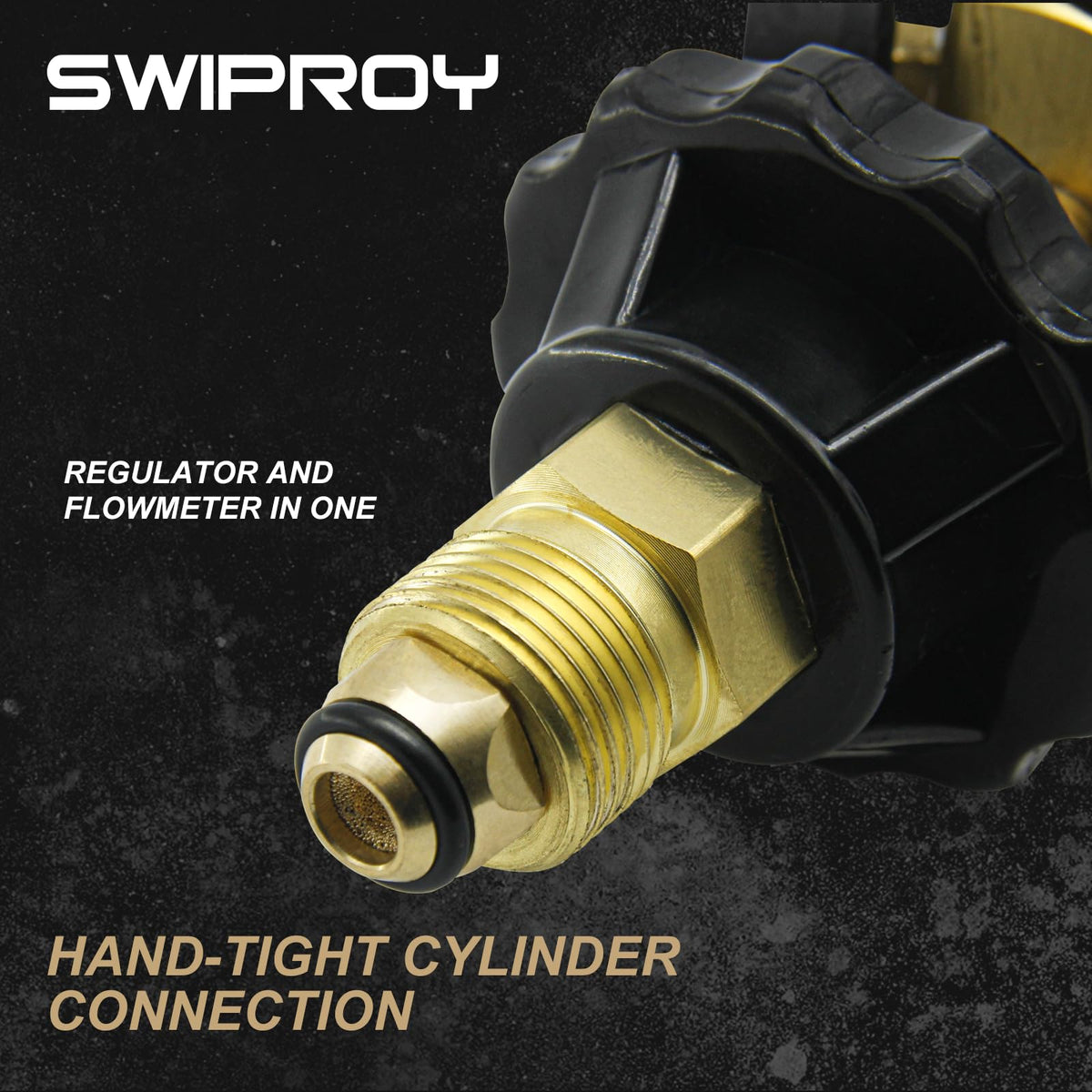 SWIPROY Flowmeter Nitrogen Purging Regulator w/650PSI