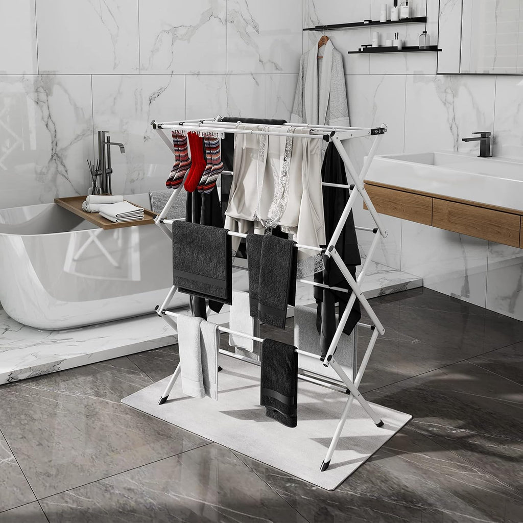 Foldable Drying Rack Clothing,Clothes Drying Rack Folding Indoor and Outdoor Rack,Laundry Drying Rack