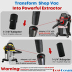 RosyOcean View Vacuum Wand Accessory for Carpet Upholstery Cleaning