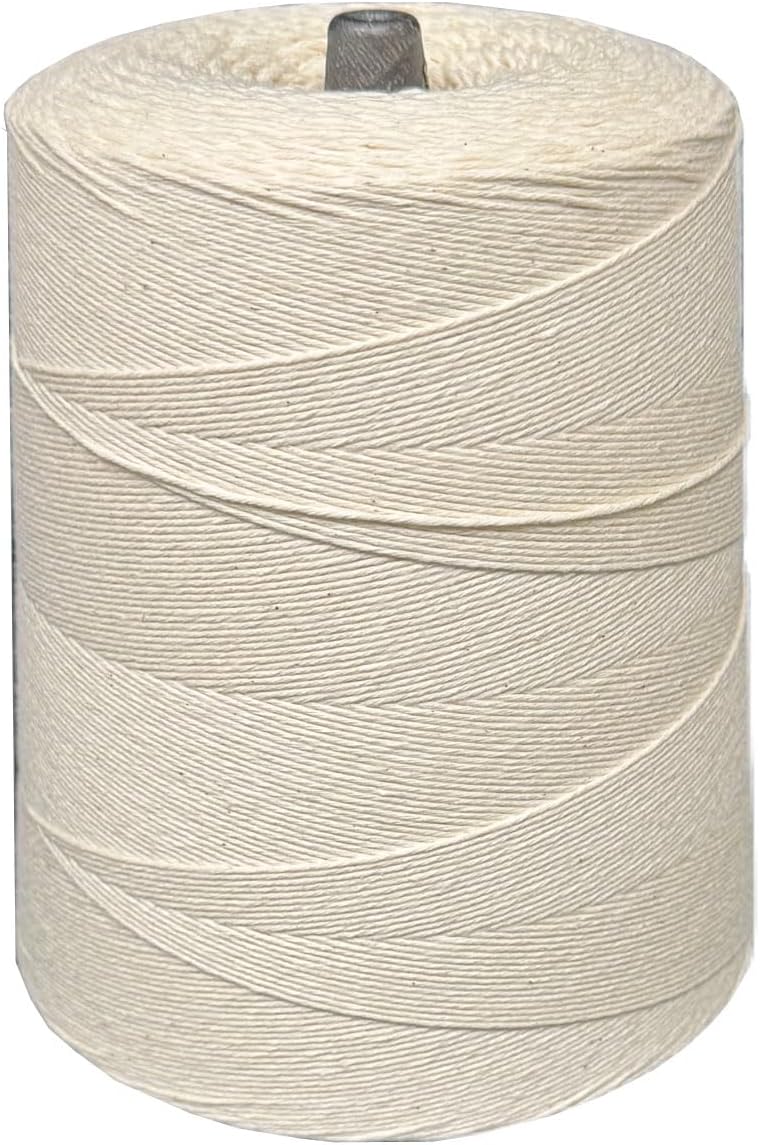 6 PLY Cotton Twine 2.5 LB Cone - 8000 FEET