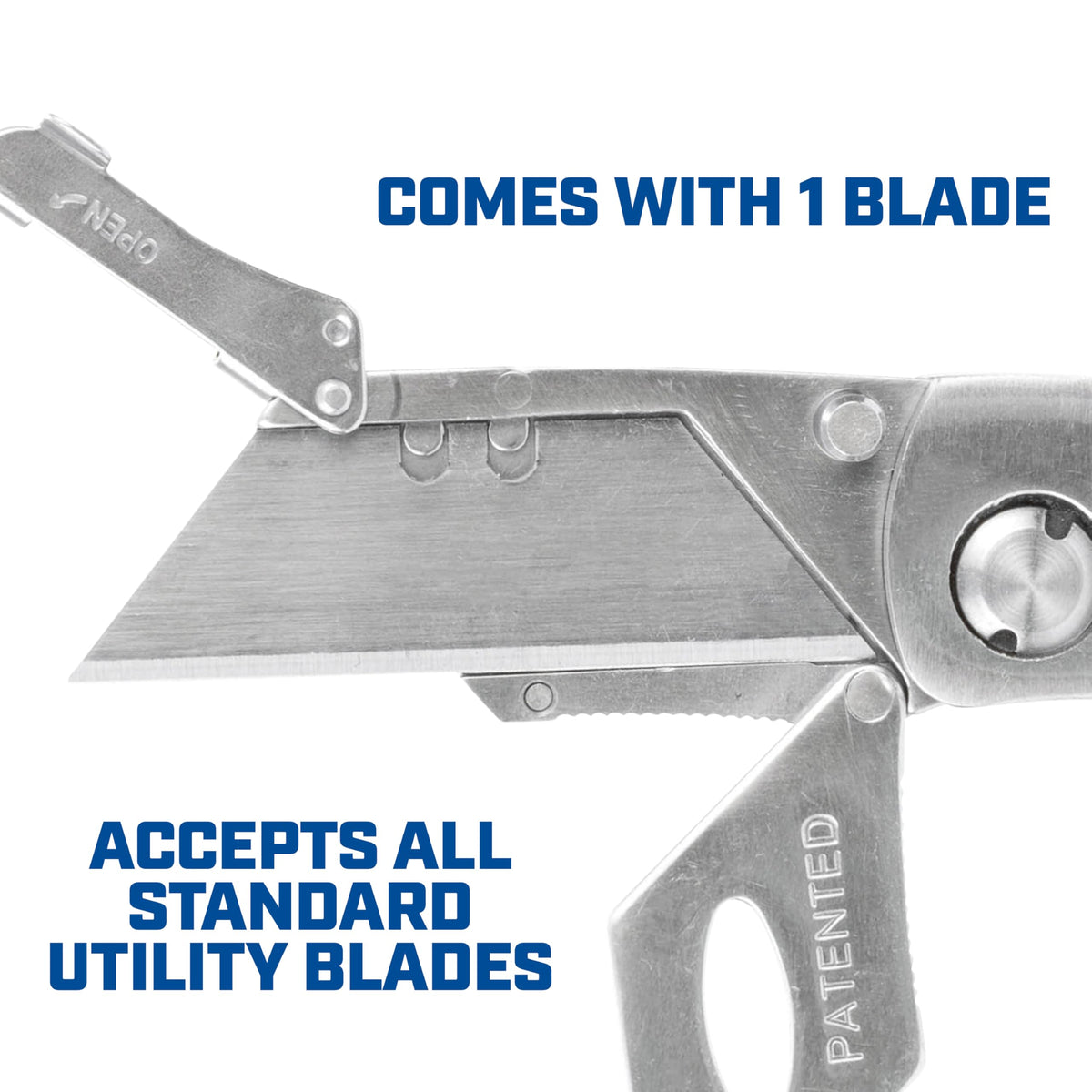 12525 Folding Utility Knife with Premium Hardwood Handle Design