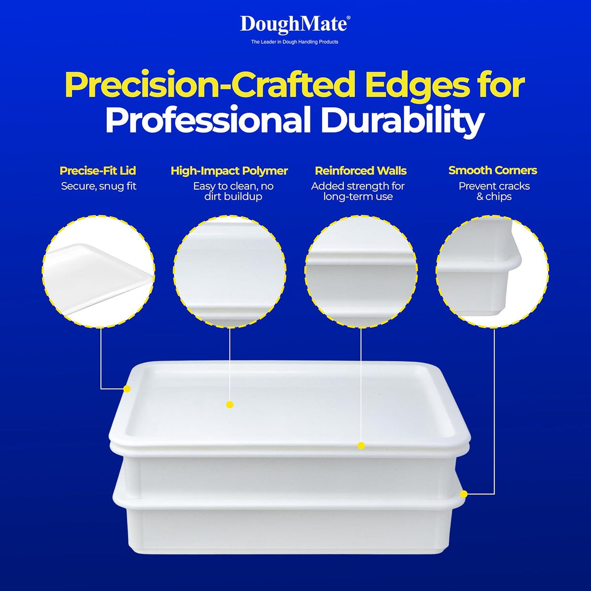 Pizza Dough Proofing Box & Tray Kit