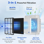 2-Pack Airmega AP-1512HH Filter Replacement for Coway Air Purifier