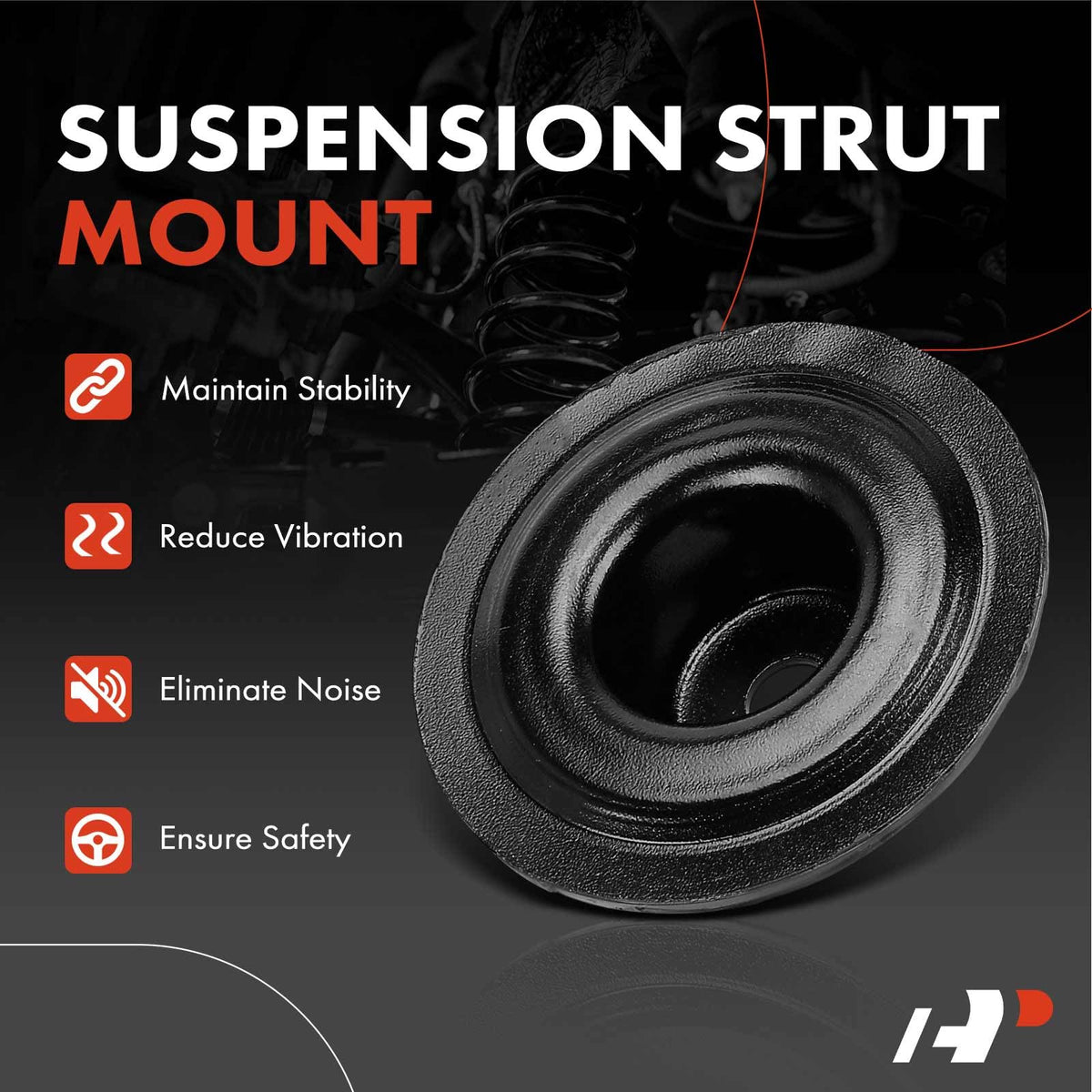 A-Premium 2-Pack Front Strut Mounts Compatible with Suzuki, Chevrolet