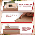 200 Pcs 7 x 9 Inch Rigid Mailer Cardboard Envelope Bulk, Kraft Color