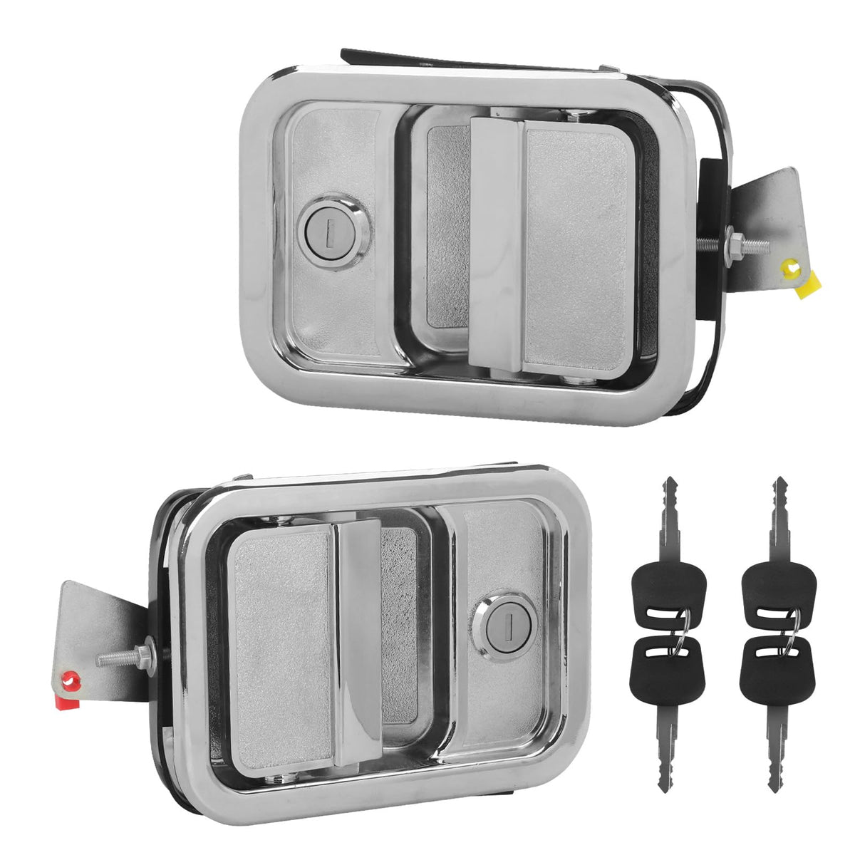 Pair Front Exterior Door Handle Compatible with Freightliner Columbia