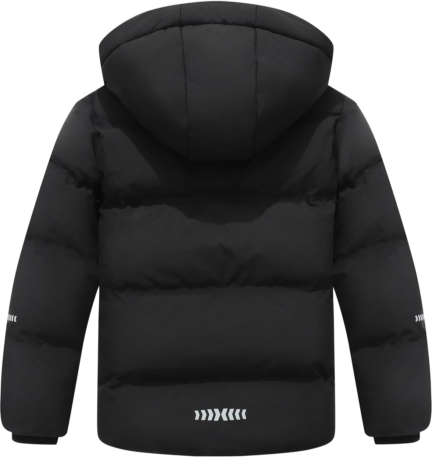 Kids Boy's Puffer Cotton Jacket | Warm Fleece Lined Down Coat Thick Hooded Waterproof Winter Coat