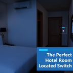LIDER 15A Decorator Switch with Lighted Paddle, Illuminated Paddle Switch