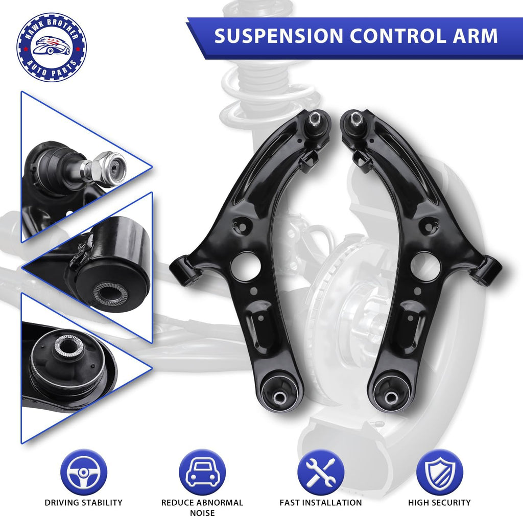 Control Arm, 10Pcs Suspension Kit for 2011-16 Hyundai Elantra