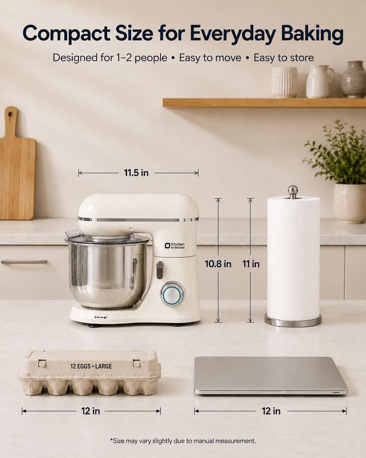 Stand Mixer, 3.5 QT Kitchen Electric Mixer for Baking