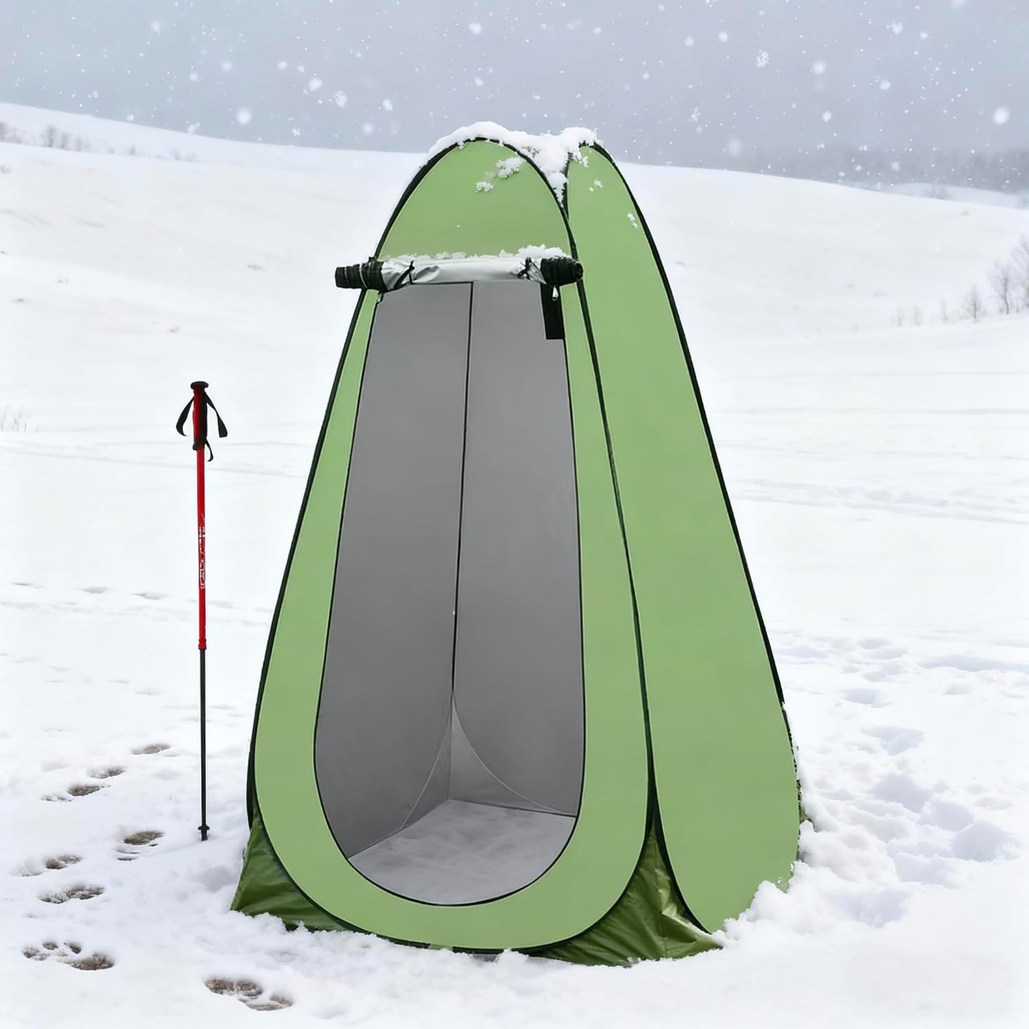 Portable Privacy Changing Tent, Army Green, 72 x 36 x 39 inches, UV Resistant, Water Repellent, Fiberglass Frame