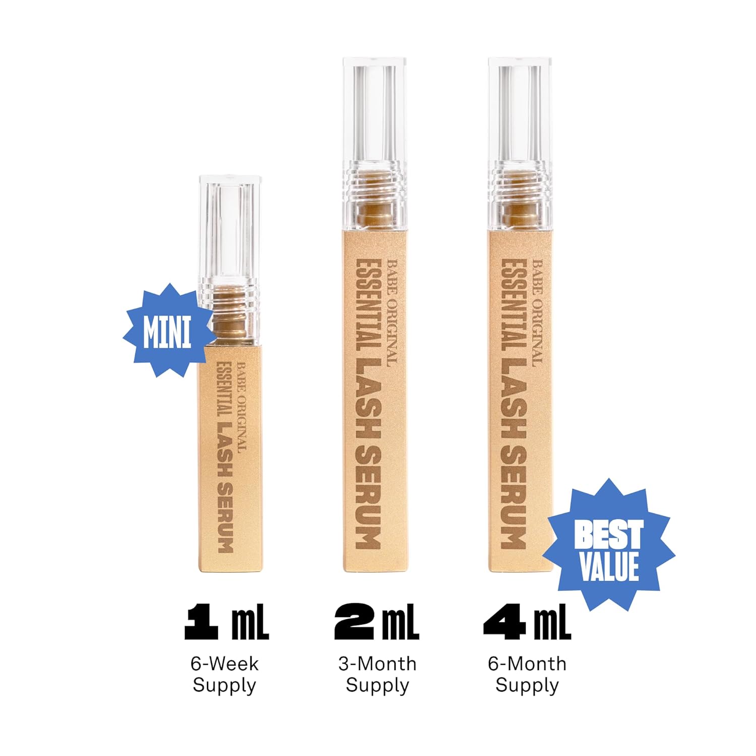 Lash Serum - Fuller & Longer Looking Eyelashes, Advanced Lash Enhancing Treatment for Natural Lashes, Extensions &
