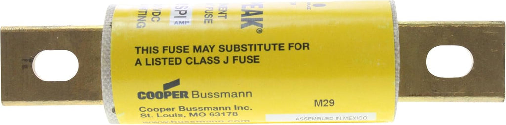 Cooper Bussmann LPJ-100SPI Low-Peak Dual-Element Class J Fuse, 600V, 100A