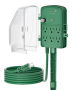 DEWENWILS Outdoor Power Stake Timer, Waterproof Dusk to Dawn Timer