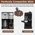 KEEPOW Reusable Filter Cup for Coffee Maker Filter Replacement Parts