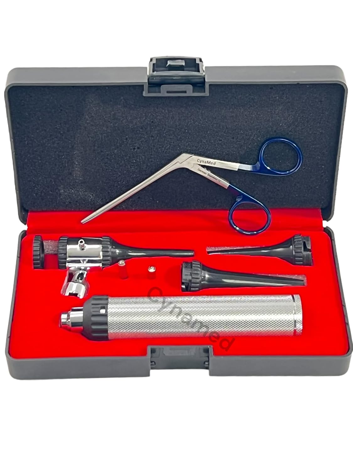 Premium Veterinary Otoscope Set Kit Veterinary Diagnostic Set Instrument with Reusable Ear Speculas Set -Veterinary