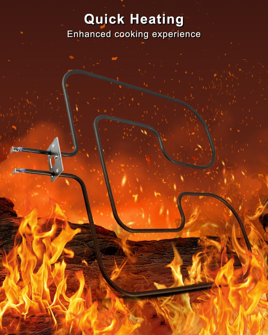Range Broil Element DG47-00037A Fit for Samsung Electric Freestanding Oven