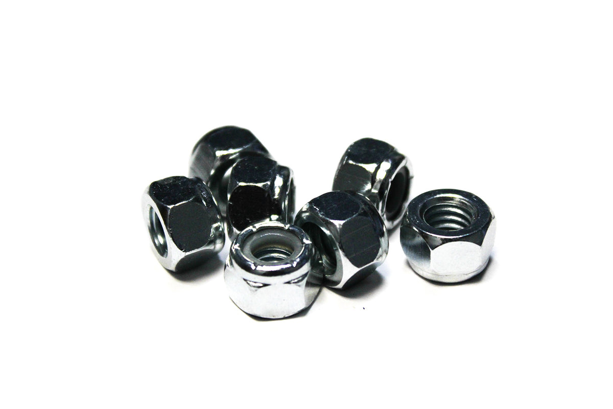 (50)5/16"-18 Nylon Insert Lock Nuts (Zinc Plated) Nylock