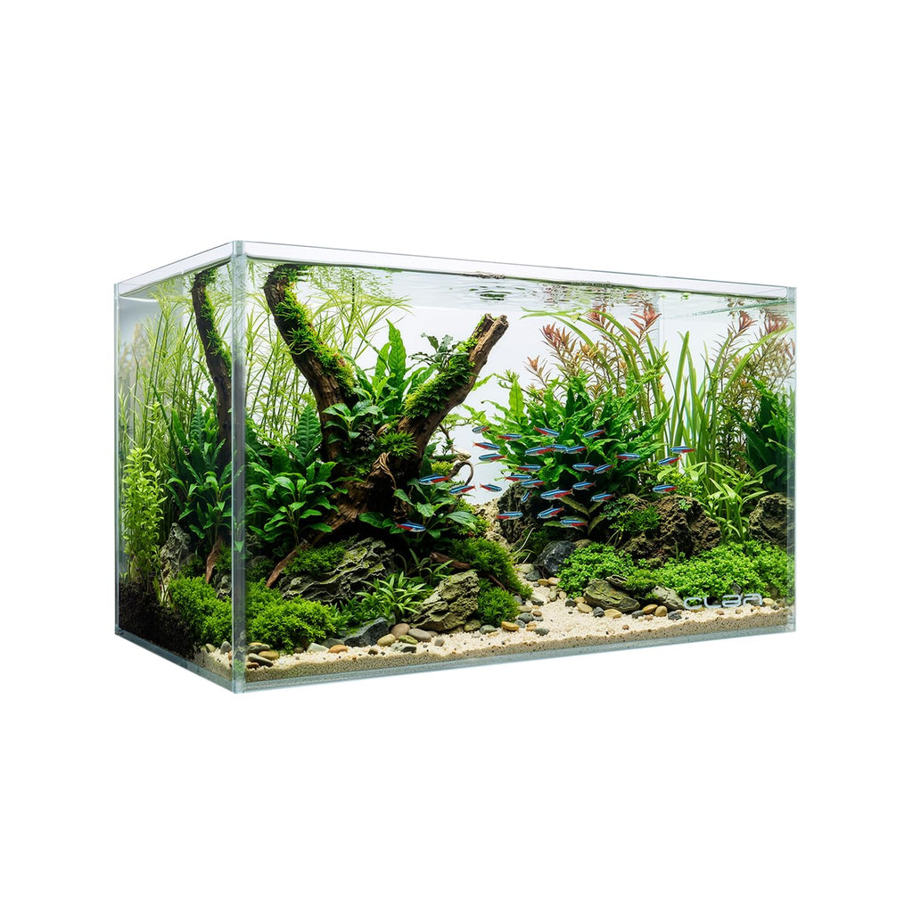 10 Gallon Rectangular Fish Tank, Rimless Ultra Clear Nano Aquarium