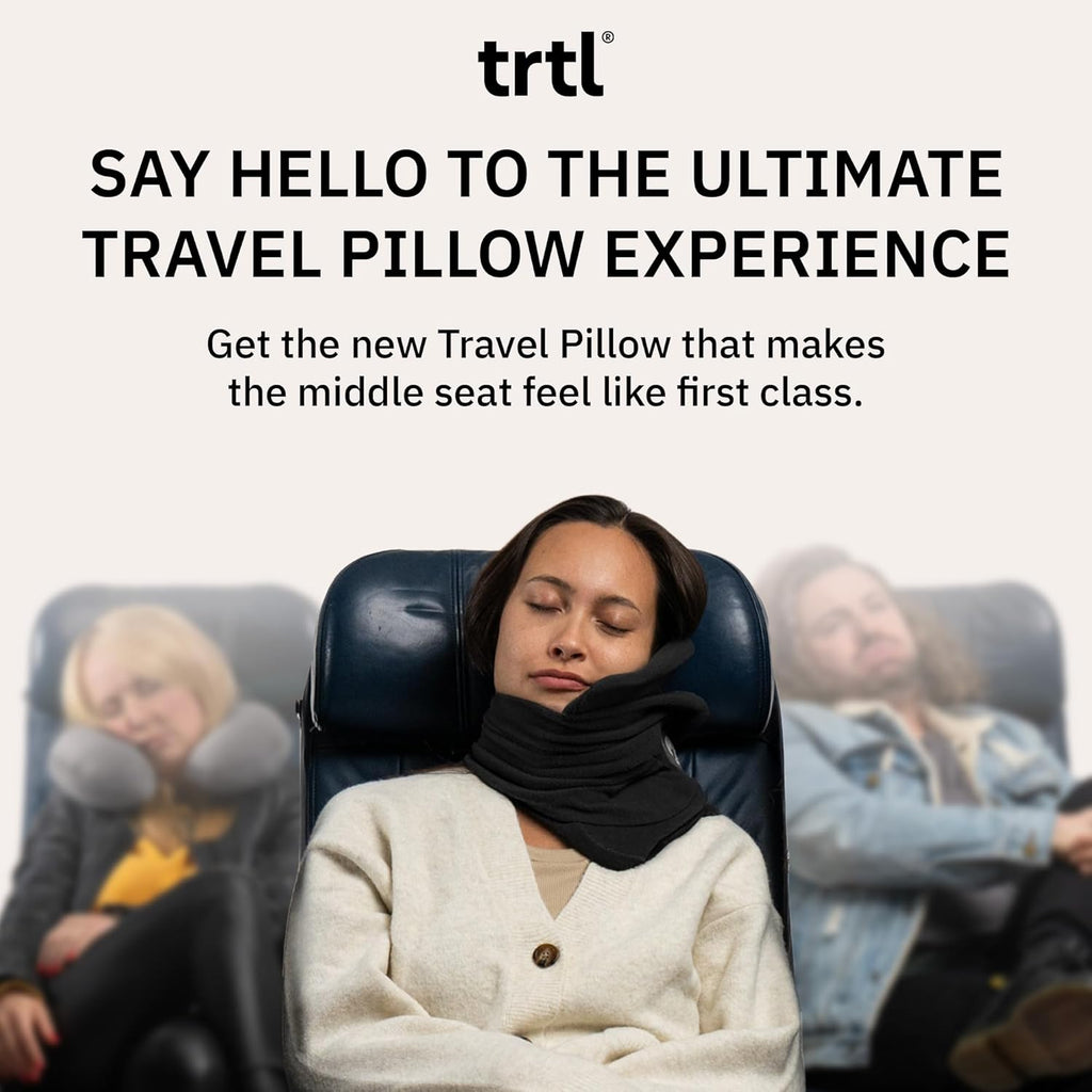 Pillow - Scientifically Proven, Super Soft Neck Support Travel Pillow for Airplanes - Lightweight and Machine