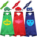 Superhero Capes and Masks for Kids - Satin Capes and Felt Masks for Boys